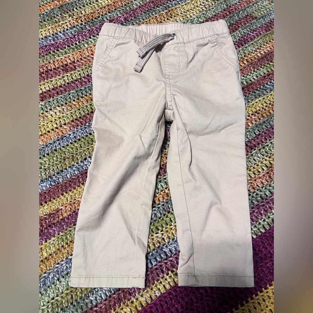 Cat & Jack Light Tan Casual Pants